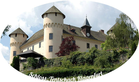 Schloss Tentschach Klagenfurt uit de 13e eeuw, verbouwd in de 16e eeuw